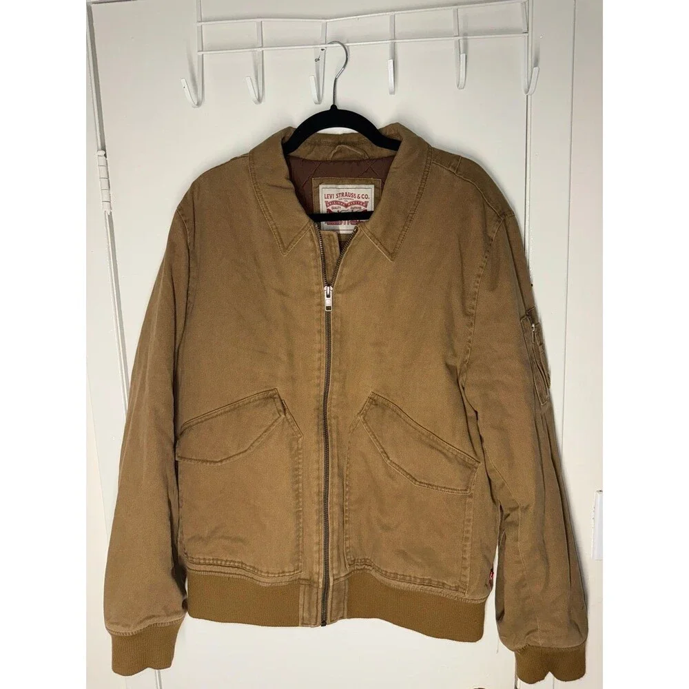 Rare Levi Strauss & Co. jacket brown cotton western bomber